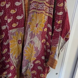 Kantha Bae Reversible Hoodie Free Size